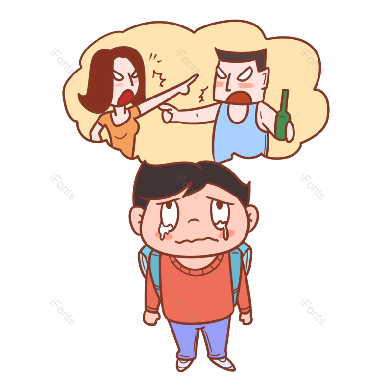 卡通图片,家庭生活元素,手绘PNG,免抠素材